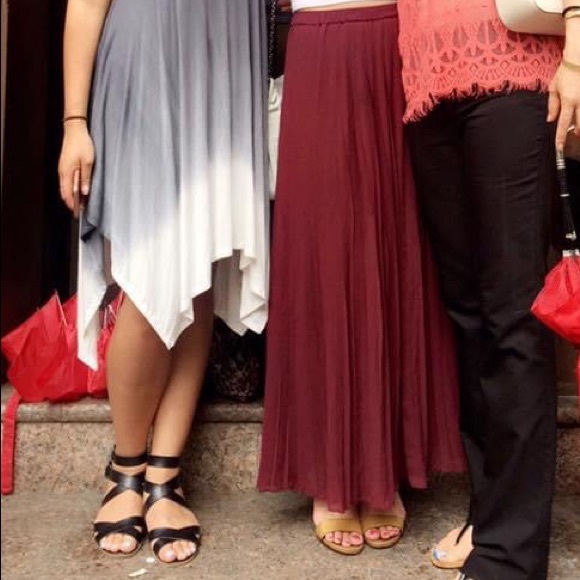 Club Monaco Pleated Maxi Skirt - Picture 2 of 2